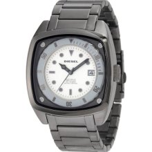 Diesel Mens Analog Stainless Steel Watch Dz1494 $160 In Gift Box Authentic