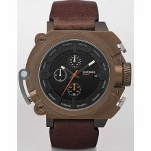 Diesel Sba Chronograph Leather Mens Watch