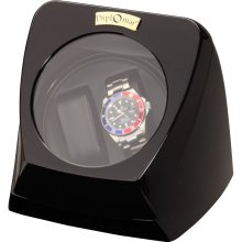 Diplomat 2-Watch Winder w/ Smart Program Black/Black