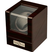 Diplomat 31-407 Ebony Wood Single Watch Winder