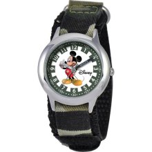 Disney Kids Time Teacher Camo Mickey Watch
