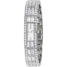 DKNY Ladies Silver Stone Set Bracelet NY3715 Watch