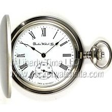 Dueber Watch Co Swiss Wind Up Pocket Watch HC RN Chrome