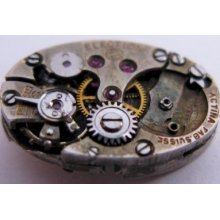 Early As Election Small Oval Watch Movement For Parts