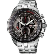 EF-558D-1AVEF Casio Mens Edifice Black Steel Watch