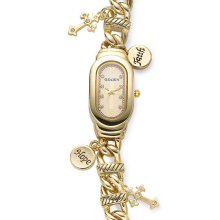 Elgin Gruen Women's Faith & Hope Charm Watch