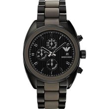 Emporio Armani Chronograph Silicone Mens Watch AR5953 ...