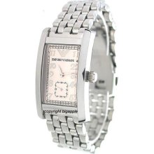Emporio Armani Subdial Silver Bracelet Mens Watch AR0106