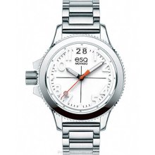 ESQ Movado Ladies Fusion Watch White Dial and Stainless 07101404