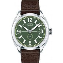 ESQ Movado Men's 07301408 esq Excel tm Arabic Chocolate Leather Strap Watch