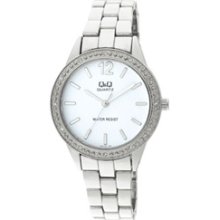 F245-201Y - Q&Q By Citizen WR S.Steel Quartz Watch