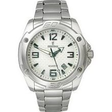 Festina Steel Collection Gift Set Textured White Dial Men's watch