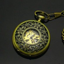 for sale watch flowers mechanical pocket watches