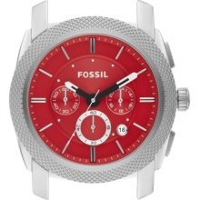 Fossil Machine Stainless Steel Watch Case Red - C241007