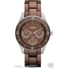 Fossil Stella Aluminum Multifunction Ladies Watch Es3033