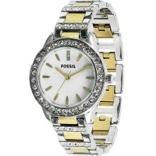 Fossil Two-Tone Glitz Watch In Two Tone