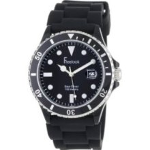 Freelook Mens HA1433-1 Sea Diver Jelly Black with Black Dial