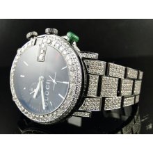Fully Iced Out Mens Diamond Gucci Ya101331 Watch 17 Ct