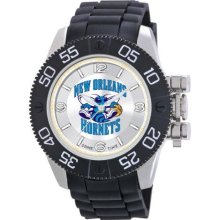 Game Time Nba-Bea-No Men'S Nba-Bea-No Beast New Orleans Hornets Round Analog Watch