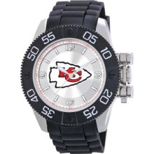 Game Time Nfl-Bea-Kc Men'S Nfl-Bea-Kc Beast Kansas City Chiefs Round Analog Watch