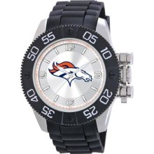 Game Time Nfl-Bea-Den Men'S Nfl-Bea-Den Beast Denver Broncos Round Analog Watch