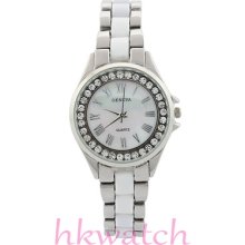 Geneva Imports Shiny Dazzling Rhinestones Quartz Lady/girl/women/men Wrist Watch