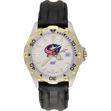 Gents Columbus Blue Jackets All Star Watch With Leather Strap