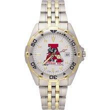 Gent's NCAA University Of Alabama UA Crimson Tide Watch in Stainless Steel