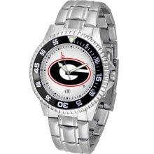 Georgia Bulldogs UGA Mens Steel Bandwrist Watch