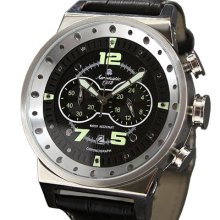 German Xl Military Precision Chrono 3-d Dial A1344