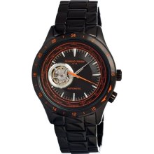 Giorgio Fedon 1919 Mens Traveler Analog Stainless Watch - Black Bracelet - Black Dial - GIOGFAJ005