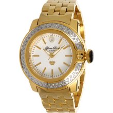 Glam Rock Lady SoBe 40mm Diamond Gold Plated Watch- GR31005D Watches : One Size