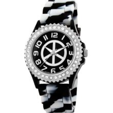 Golden Classic Women's Colors Galore Watch in Black / White