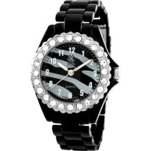 Golden Classic Women's Love Potion Watch in Zebra Black