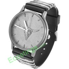 Good Jewelry OX Head Pattern Man Quartz Watch Wrist Watch