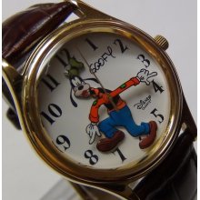 Goofy Men's Gold Disney Quartz Watch $299