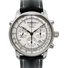 Graf Zeppelin Valjoux 7753 Automatic Chronograph Watch with Domed