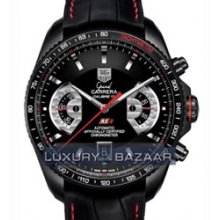 Grand Carrera Automatic Chronograph (Titanium PVD / Black / Leather )