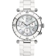 GUESS Gc DIVER CHIC White Ceramic Chronograph G43001M1