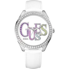 Guess Glitz White Dial Women's Watch U85077L1