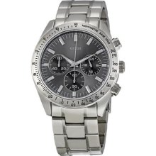 Guess Grey Dial Multifunction Stainless Steel Mens Watch W13001G1