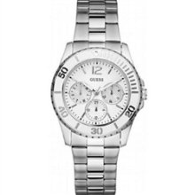 GUESS MULTI-FUNCTION SILVER BRACELET LADIES WATCH U10598L1