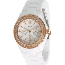 Guess Rose Gold-tone Feminine Multifunction Classic Ladies Watch U0062l6