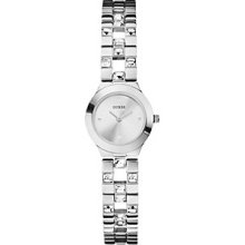 Guess Silver Feminine Sparkle & Polish Watch Women's