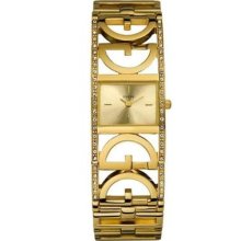 Guess Stainless Steel Ladies Watch Gold U12607l1
