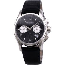 Hamilton H32656833 Jazzmaster Auto Chrono Men's Leather Watch