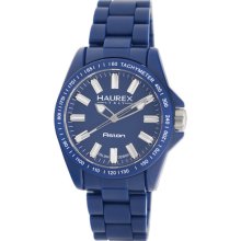 Haurex Italy B7366ub1 Aston Ceramic Blue Watch