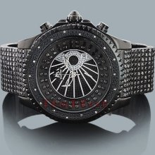 Hip Hop Watch Trend: Techno Master Diamond Watch for Men 0.18ct