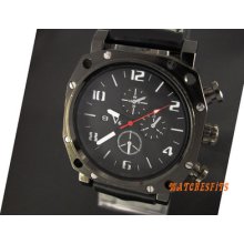 Hot Fashion Men's Sports Boys Black Analog Clock Quartz Wrist Watch