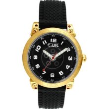 Hub Men's Watch with Gold Case and Black Dial ...